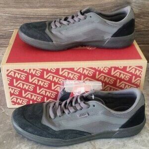 New Vans Ave Pro Mens Black Skateboarding Shoes Size 7 Lightweight Skater Grunge